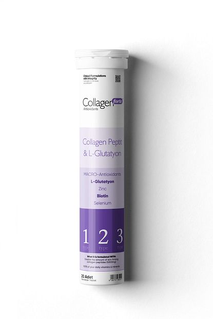 collagen peptide l glutathione efervesan 20 tablet
