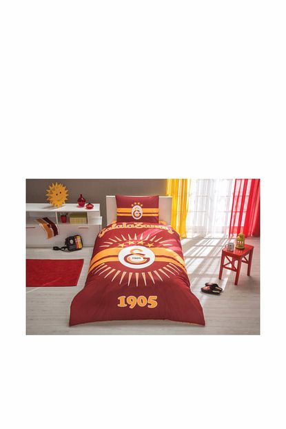 Tac Lisansli Tek Kisilik Nevresim Takimi Galatasaray Parlayan Gunes Fiyati Yorumlari Trendyol