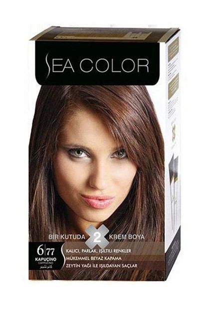 sea color krem sac boyasi 6 77 kapucino 8698753381853 fiyati yorumlari trendyol