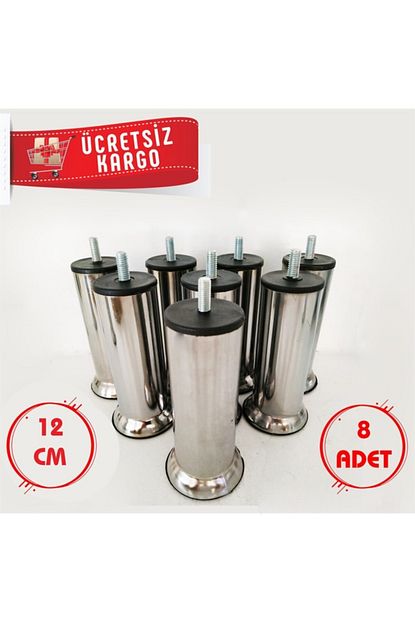 marka baza koltuk kanepe ayagi civatali 12 cm 8 adet m8 ince dis fiyati yorumlari trendyol