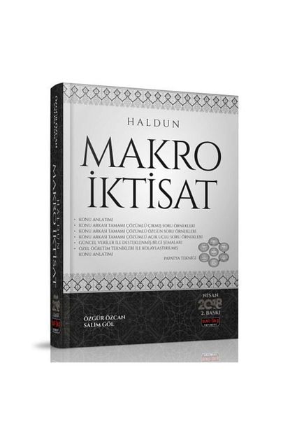 savas yayinlari haldun makro iktisat