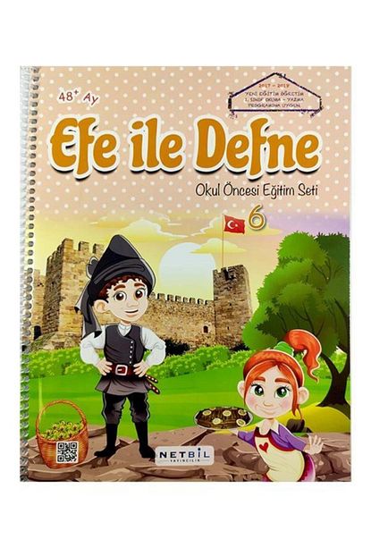 netbil yayinlari 4 yas efe ile defne okul oncesi egitim seti 12 kitap fiyati yorumlari trendyol
