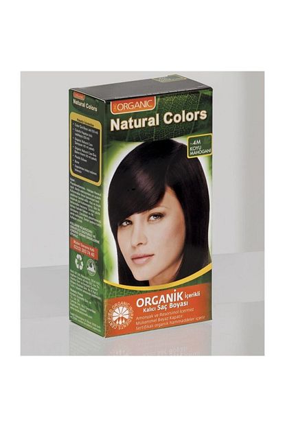 organic natural colors natural colors 4m koyu mahogani organik sac boyasi fiyati yorumlari trendyol