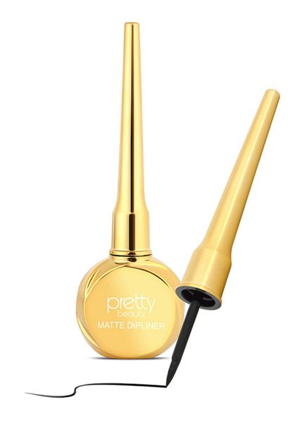 pretty beauty matte dipliner suya dayanikli siyah dipliner fiyati yorumlari trendyol