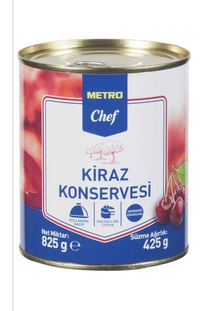meyve konservesi kiraz 825 gr