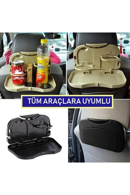 neler geldi neler oto araba koltuk arkasi katlanabilir tepsi arac ici bardak tutucu yemek masasi koltuk tepsi siyah fiyati yorumlari trendyol