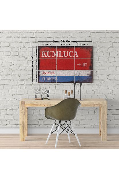 vintage tablo 9 parca 20x30cm 60x90cm