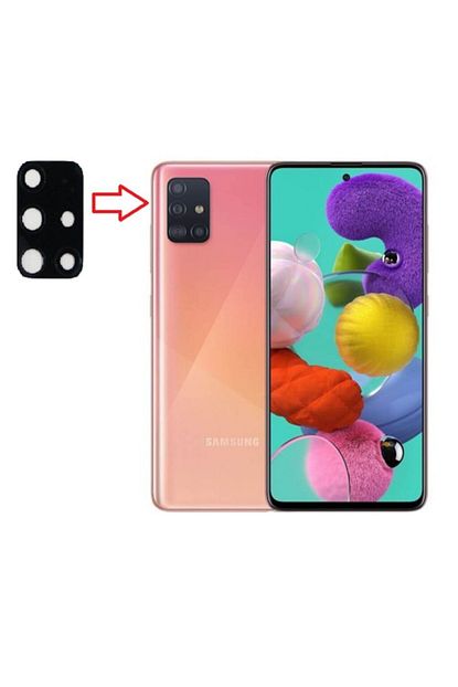 samsung galaxy a51 a515 arka kamera lens cami