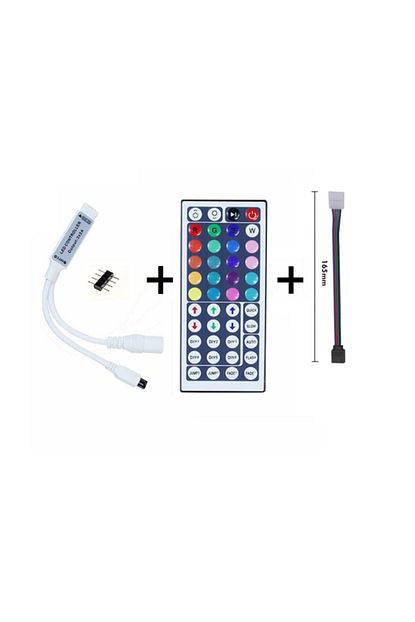 ledpad uzaktan kumandali rgb serit led kontrol unitesi 4 parca rgb led surucu seti fiyati yorumlari trendyol
