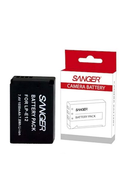 sanger canon lp e12 batarya 100d eos m