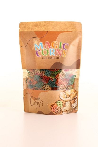 magic corns cips renkli mix 500 gr