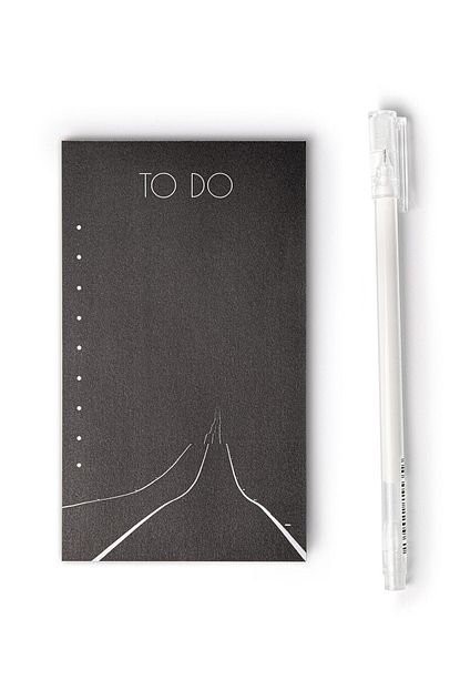 chill feel to do list beyaz kalem