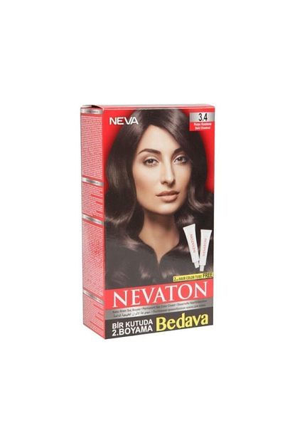 nevaton sac boyasi 2 boyama 3 4 koyu kestane fiyati yorumlari trendyol