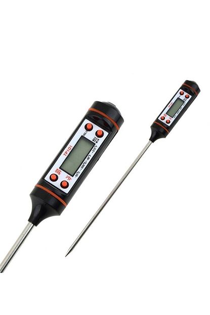 thermopro dijital gida termometersi sivi gida et su sut yiyecek sicaklik olcer mutfak icin gida termometresi fiyati yorumlari trendyol