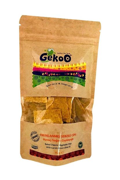 gekoo organik sebzeli firinlanmis cips