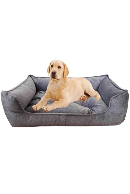 catyat super kalite buyuk irk yikanabilir ultra soft ic mekan kopek yatagi gri 70 90 fiyati yorumlari trendyol