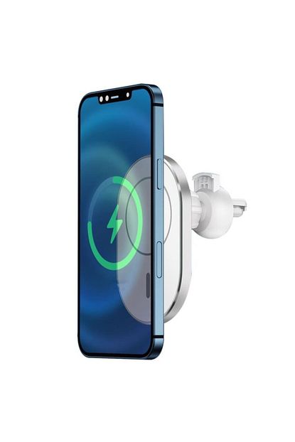 iphone 12 serisi magsafe ozellikli arac sarj cihazi miknatisli tutucu
