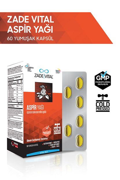zade vital aspir yagi blister 60 kapsul