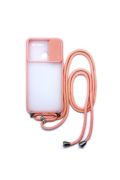oppo ax7 askili kamera korumali buzlu kilif