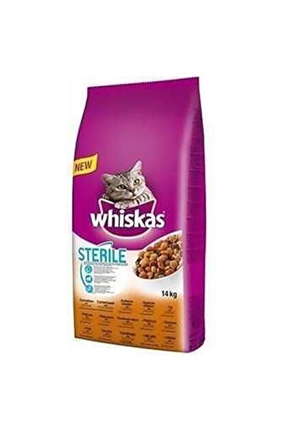 whiskas sterile tavuklu kisirlastirilmis kedi mamasi 1 4 kg fiyati yorumlari trendyol