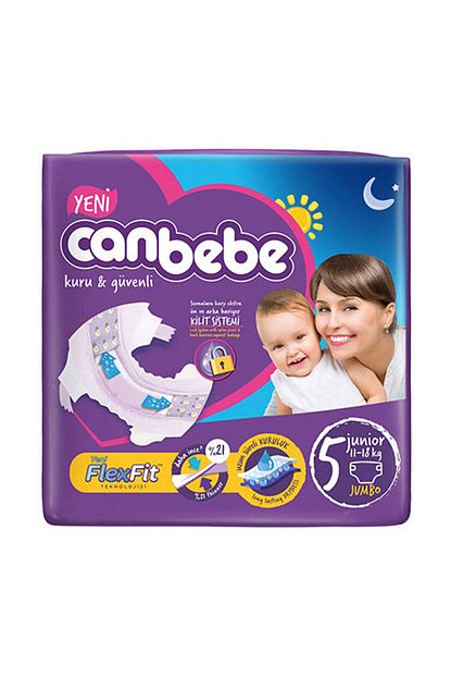 canbebe super eko 5 beden junior 22 adet bebek bezi fiyati yorumlari trendyol