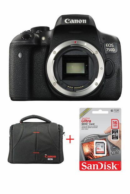 canon eos 750d body hafiza karti