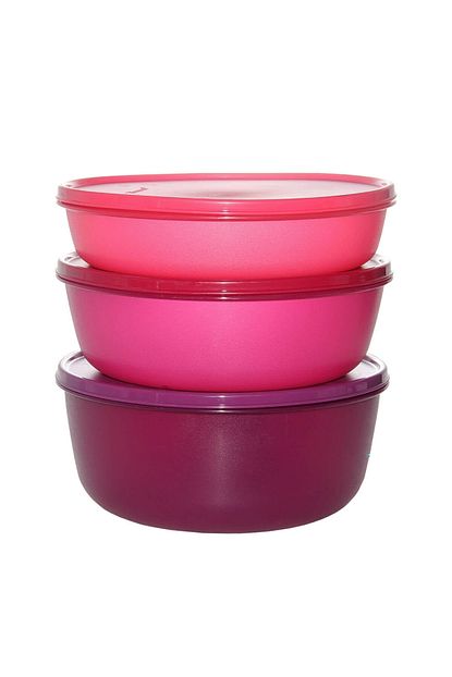 tupperware mega sekerler 3 lu set
