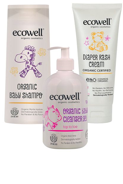 ecowell organik bebek bakim paketi bebek sampuani bebek temizleme jeli pisik kremi fiyati yorumlari trendyol