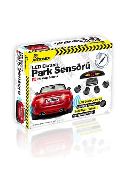 automix led ekranli park sensoru siyah fiyati yorumlari trendyol