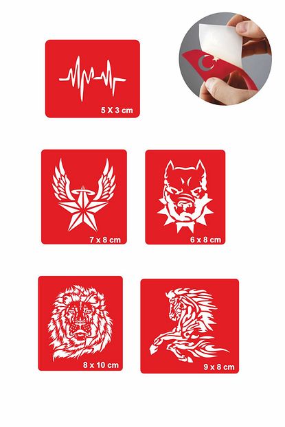 one spray tattoo pitbul aslan dovme sablonu ve kina desenleri 5 adet fiyati yorumlari trendyol