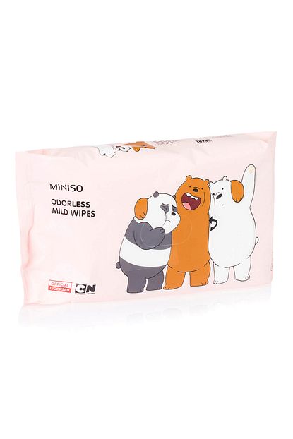 miniso we bare bears kokusuz islak