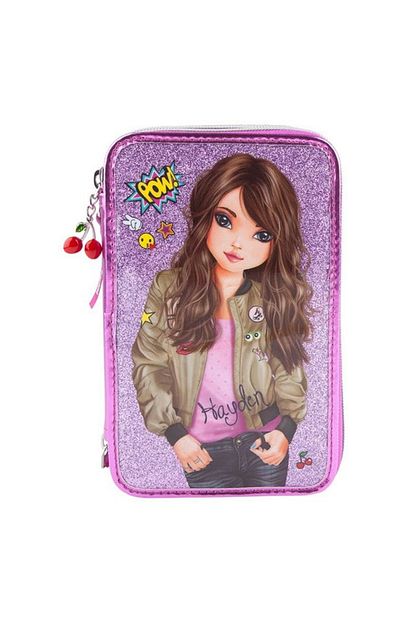 top model 3 katli dolu kalem kutu 6614