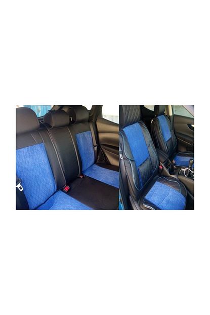 senturk citroen berlingo oto koltuk kilifi seti yuksek kalite deri ortopedik on arka komple takim mavi siyah fiyati yorumlari trendyol