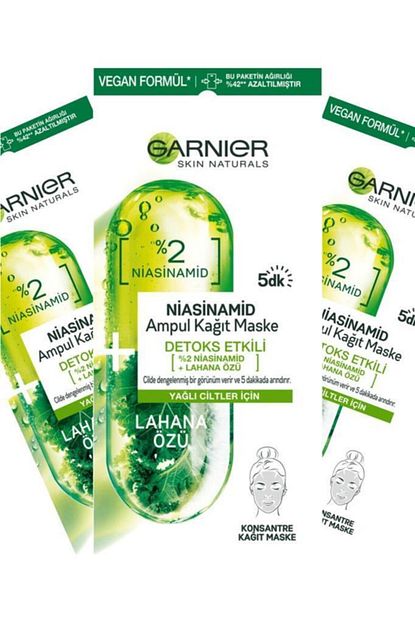 garnier skin naturals niasinamid ampul kagit maske seti 36005423871495 fiyati yorumlari trendyol