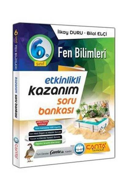 canta yayincilik 6 sinif fen bilimleri etkinlikli kazanim soru bankasi
