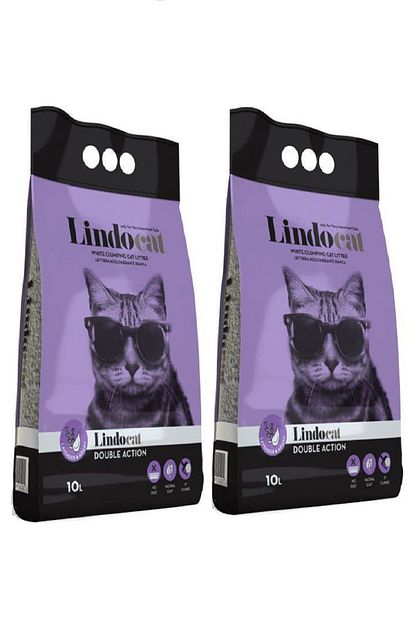 lindo cat lavanta kokulu ince tane kedi kumu 10 kg x 2 adet fiyati yorumlari trendyol