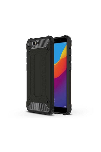 huawei y6 2018 kilif crash silikon siyah