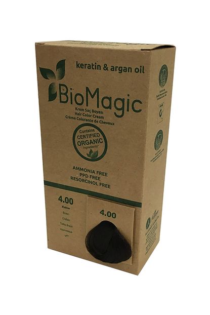 biomagic dogal sac boyasi kahve no 4 00 8699367125529 fiyati yorumlari trendyol