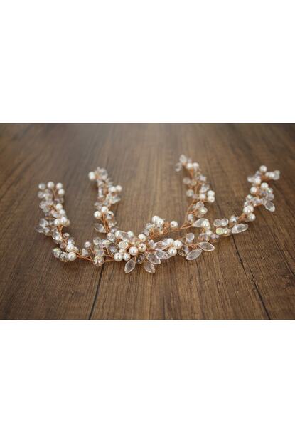 Burak El Yapimi Kadin Tasli Gelin Dugun Nisan Soz Taci Sac Aksesuari Trendyol