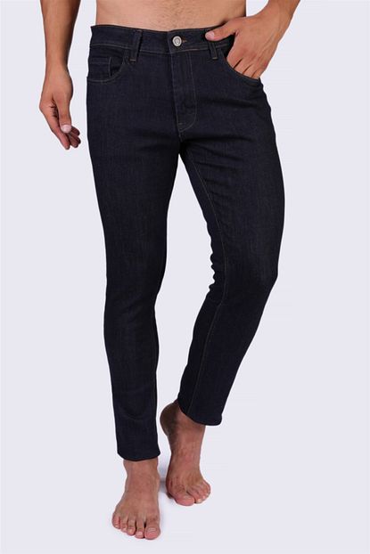 Regional Jeans Erkek Lacivert Genis Pacali Kot Pantolon Trendyol