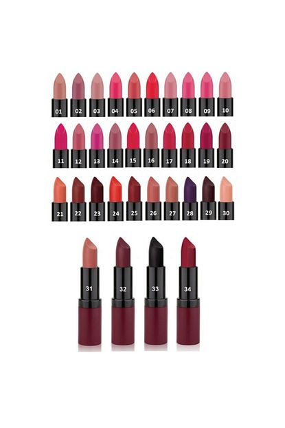 Golden Rose Velvet Matte Lipstick Mat Ruj Serisi Renk Sec Trendyol