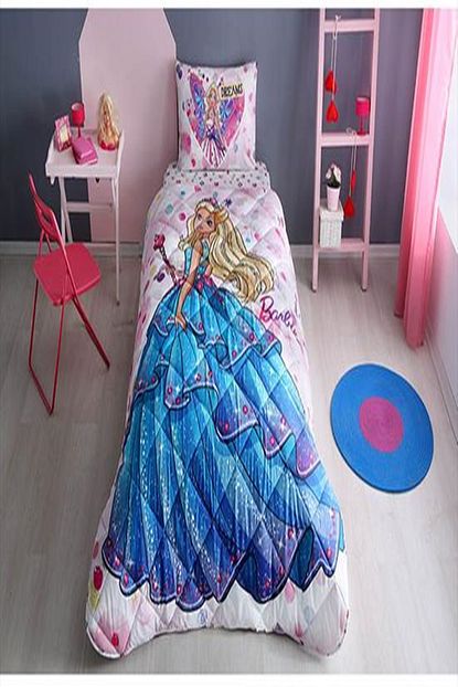 Tac Lisansli Tek Kisilik Uyku Seti Barbie Trendyol