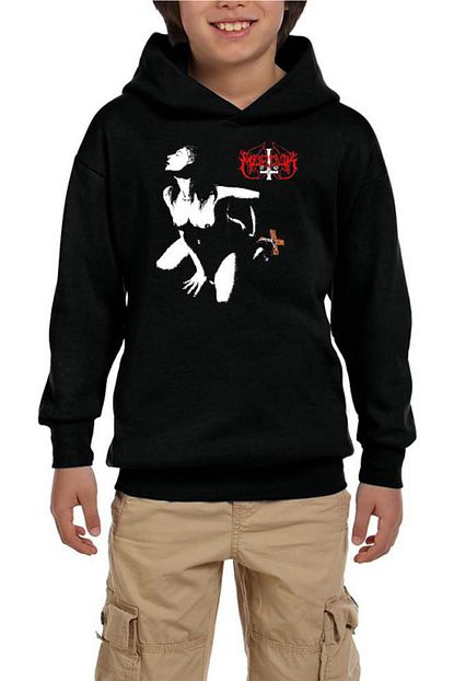 Zepplin Giyim Erkek Cocuk Siyah Kapsonlu Sweatshirt Trendyol