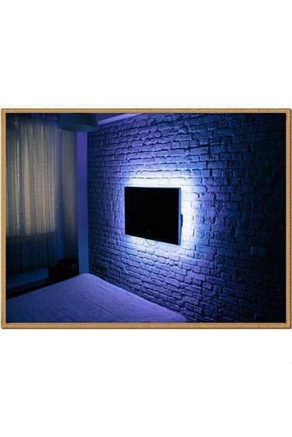 electroon tv arkasi usb led isik 2x50 cm rgb kumandali fiyati yorumlari trendyol