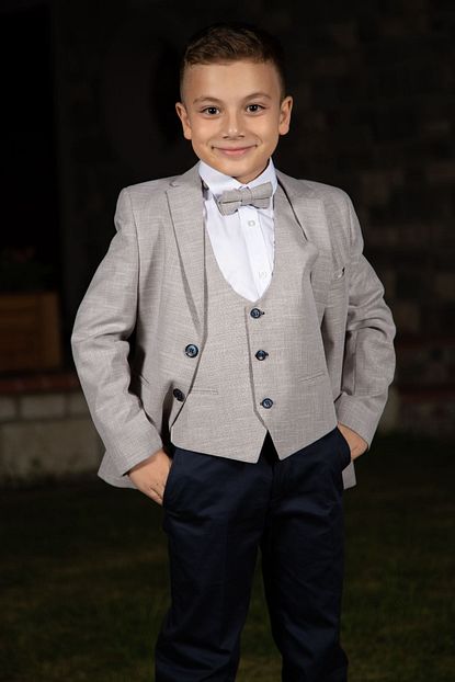 Anilkids Erkek Cocuk Bej Spor Takim Elbise Trendyol