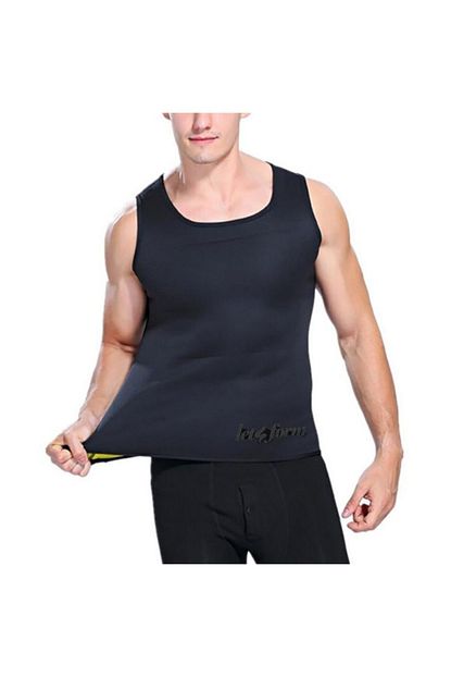 Lets Let S Form 100 Gercek Dogal Neopren Erkek Termal Terleten Sauna Atlet Korse Trendyol