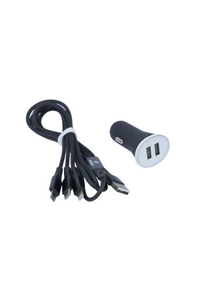 Iceasi 3 Uclu Usb Sarj Kablosu Ve Arac Ici Cakmaklik Sarj Cihazi Trendyol