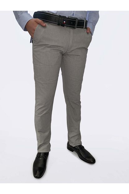 Daniel Voi Erkek Antrasit Pamuklu Slim Fit Pantolon Trendyol