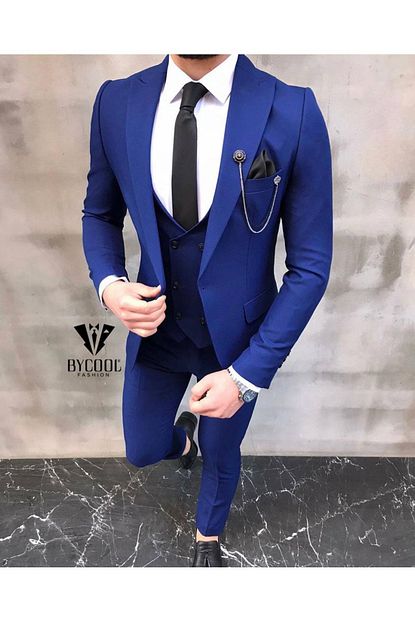 Bycool Fashion Erkek Mavi Takim Elbise Trendyol