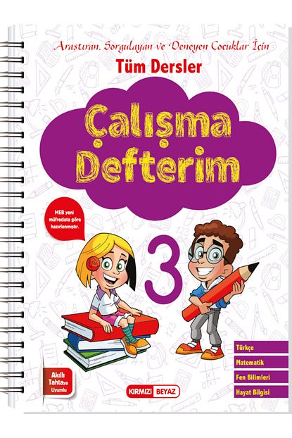 Kirmizi Beyaz Yayinlari 3 Sinif Calisma Defterim Trendyol